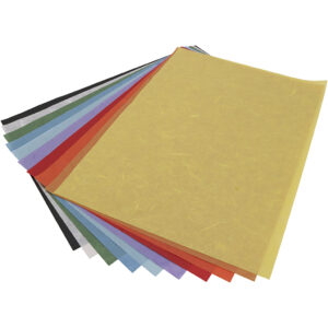Rispapir, ark 23x32 cm, ass. farver, 10 ark/ 1 pk.