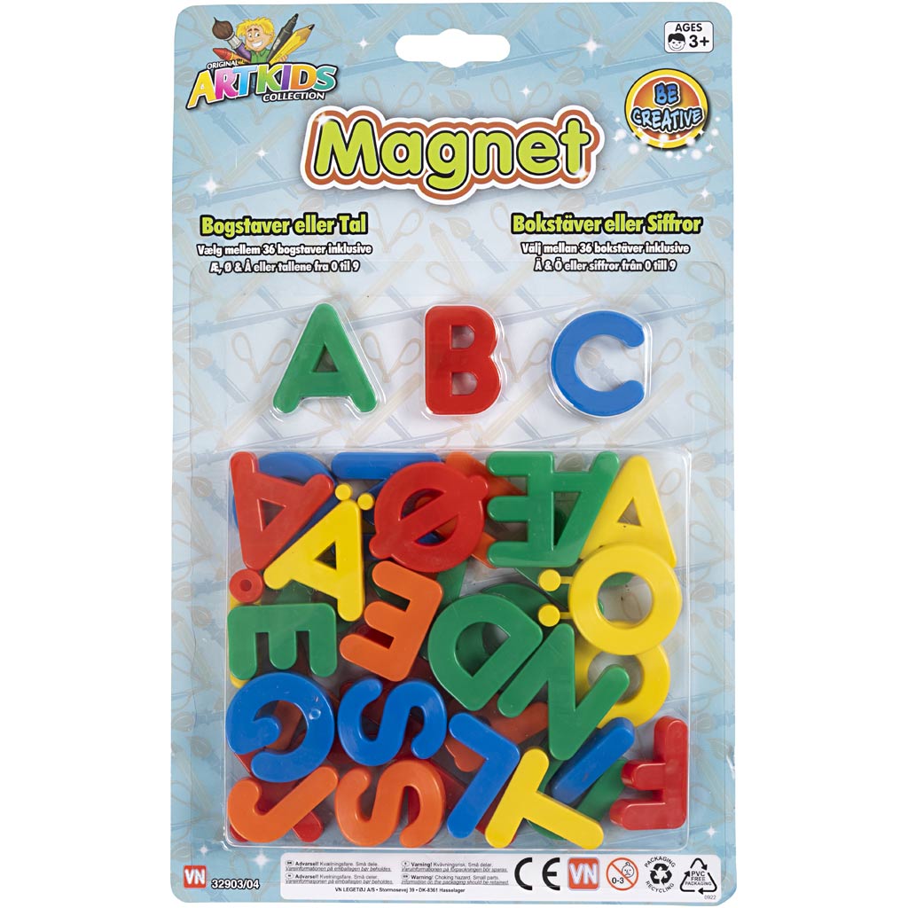 Magnetbogstaver, 36 stk./ 1 pk. - Image 3