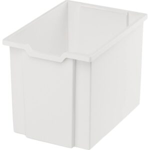 Opbevaringskasse, stor, H: 30 cm, D: 42 cm, B: 31 cm, hvid, 1 stk.