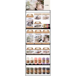 Gulvdisplay, samlet, Category, Macramé, voksen, H: 1580 mm, L: 600 mm, B: 400 mm, 139 enh./ 1 stk.