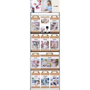 Gulvdisplay, samlet, HERO Kunstartikler, voksen, H: 1580 mm, L: 600 mm, B: 400 mm, 84 enh./ 1 stk.