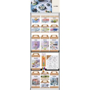 Gulvdisplay, usamlet, HERO Nyheder til børn, H: 1580 mm, L: 600 mm, B: 400 mm, 97 enh./ 1 stk.