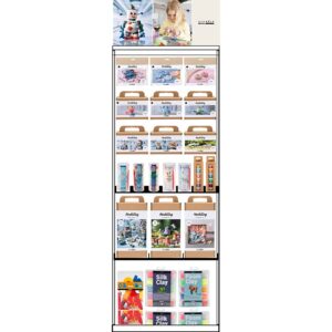 Gulvdisplay, usamlet, Category, Modellering til børn, H: 1580 mm, L: 600 mm, B: 400 mm, 96 enh./ 1 stk.