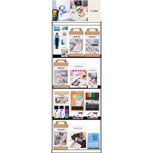 Gulvdisplay, samlet, Category, Akvarel, voksen, H: 1580 mm, L: 600 mm, B: 400 mm, 176 enh./ 1 stk.