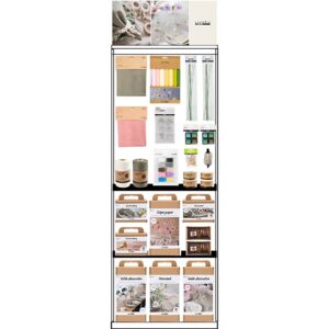 Gulvdisplay, samlet, HERO Borddekoration, voksen, H: 1580 mm, L: 600 mm, B: 400 mm, 145 enh./ 1 stk.