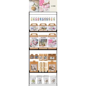 Gulvdisplay, samlet, Category, sæbe voksen, H: 1580 mm, L: 600 mm, B: 400 mm, 124 enh./ 1 stk.