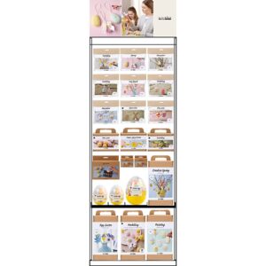 Gulvdisplay, samlet, Category, Easter and Spring, H: 1580 mm, L: 600 mm, B: 400 mm, 113 enh./ 1 stk.