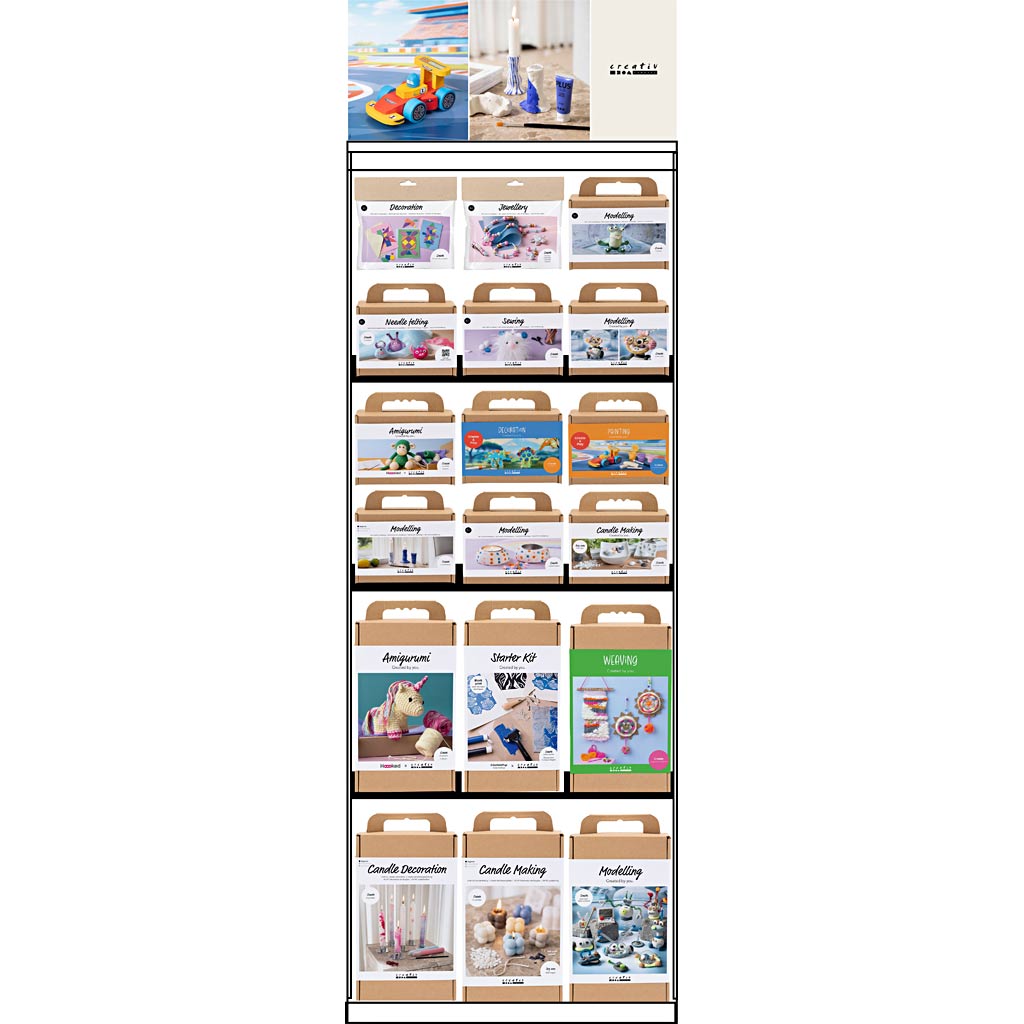 Gulvdisplay, samlet, Campaign, Holiday Autumn, H: 1580 mm, L: 600 mm, B: 400 mm, 103 enh./ 1 stk.