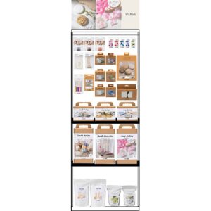Gulvdisplay, usamlet, Soap and Candle, adult, 156 enh./ 1 stk.