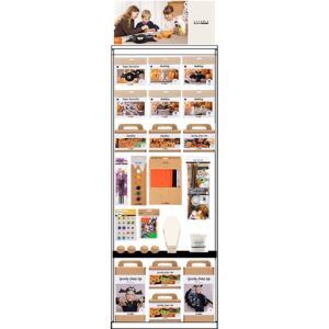 Gulvdisplay, samlet, Halloween, fair edition, H: 1580 mm, L: 600 mm, B: 400 mm, 151 enh./ 1 stk.
