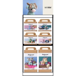 Stort borddisplay, usamlet, Amigurumi, 30 enh./ 1 stk.