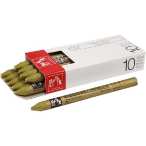 CARAN D?ACHE Neocolor I, L: 10 cm, tykkelse 8,5 mm, gold (499), 10 stk./ 1 pk.