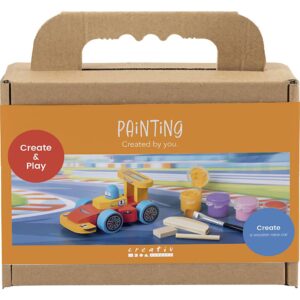 Mini DIY Kit Male, Racerbil, colorful, 1 pk.