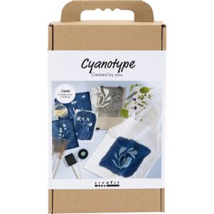 DIY Kit Cyanotypi, Tekstil, blå, 1 pk.