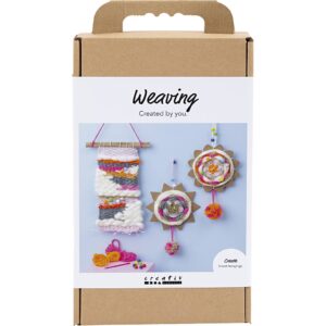 DIY Kit Vævning, Vægophæng, ass. farver, 1 pk.