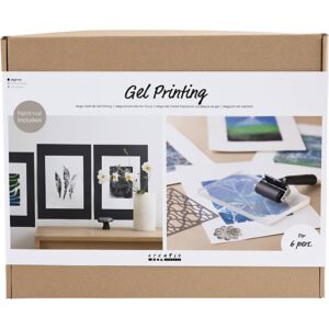 Gruppe DIY Kit Gelprint, 1 pk.